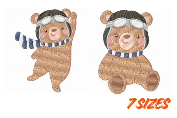 2 Pilot Bear Embroidery Design Set Review