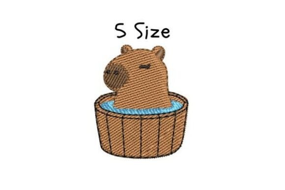Capybara Embroidery Design Review for Gifts