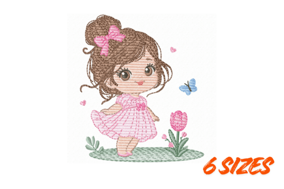 Cute Girl Embroidery Design Files Review