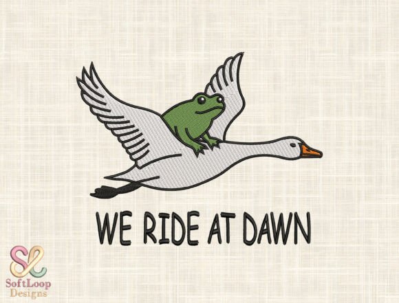 Frog and Goose Embroidery Design Review