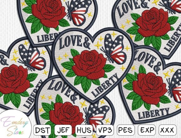 Patriotic Patches Embroidery Design Review