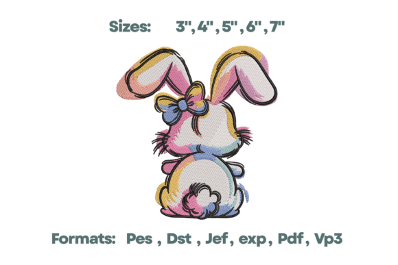 Watercolor Splash Bunny Embroidery Review